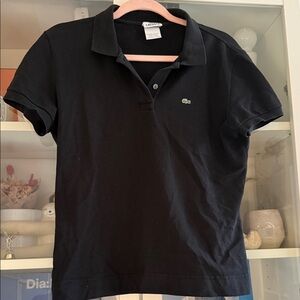 Lacoste Classic Black Polo Sz 46